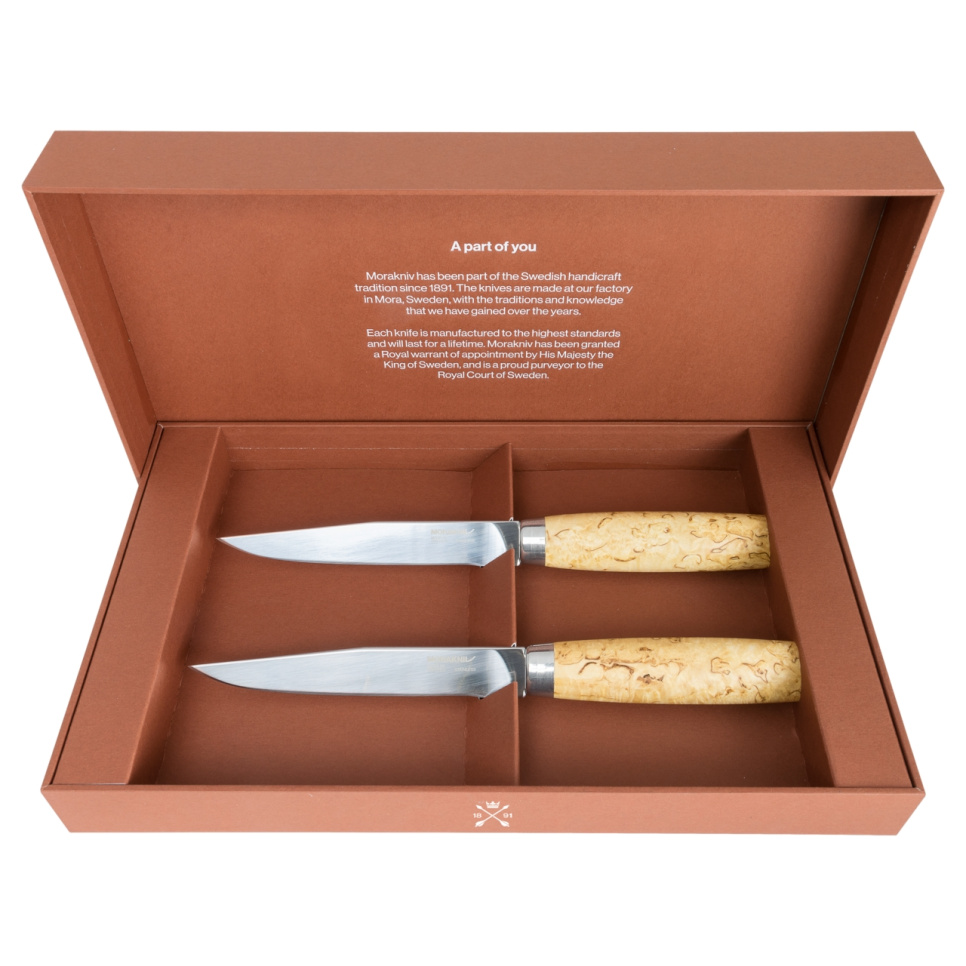 Frying knife in gift box, 2 pcs, Masur - Morakniv