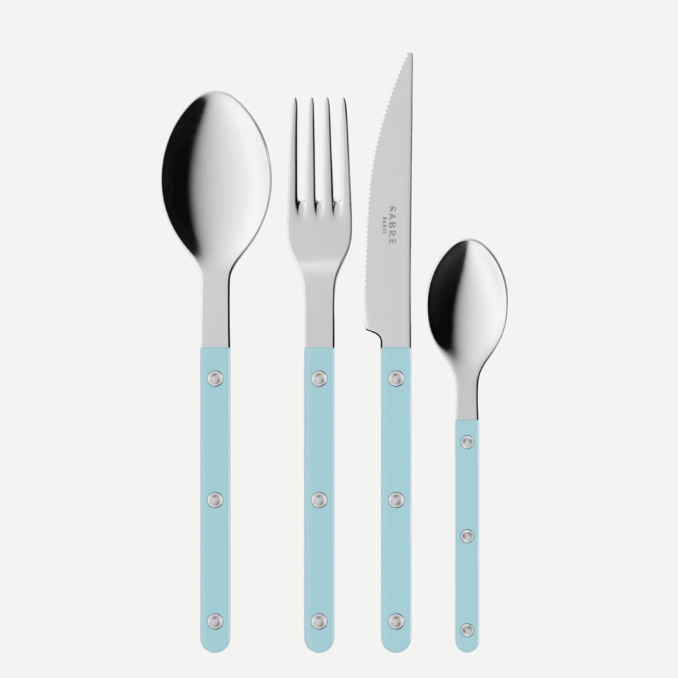 Set de couverts, 24 pièces, Bistrot, Pastel Blue - Sabre Paris dans le groupe Arts de la table / Couverts / Couverts l\'adresse The Kitchen Lab (2195-30322)