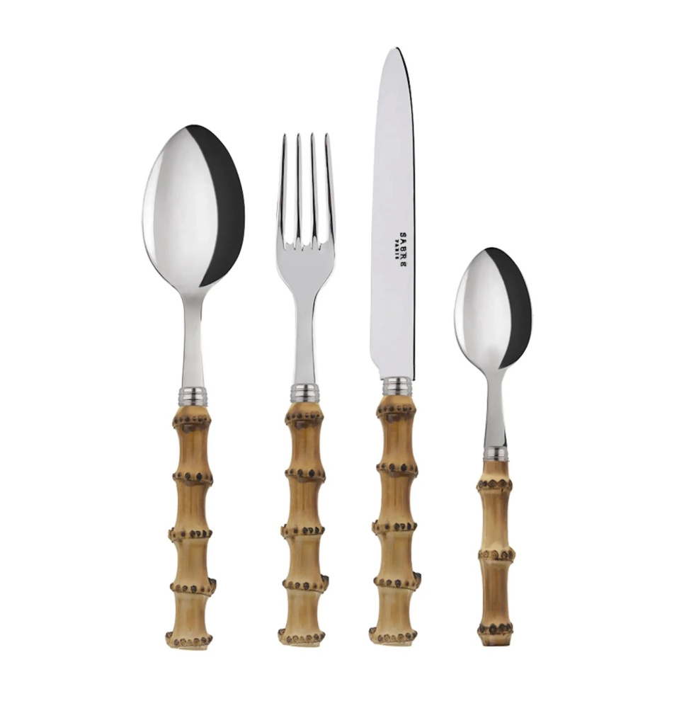 Cutlery set, 4 pieces, Panda Bambu - Sabre Paris in the group Table setting / Cutlery / The cutlery at KitchenLab (2195-31384)