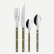 Set de couverts, 24 pièces, Bistrot Pearly, Olive - Sabre Paris
