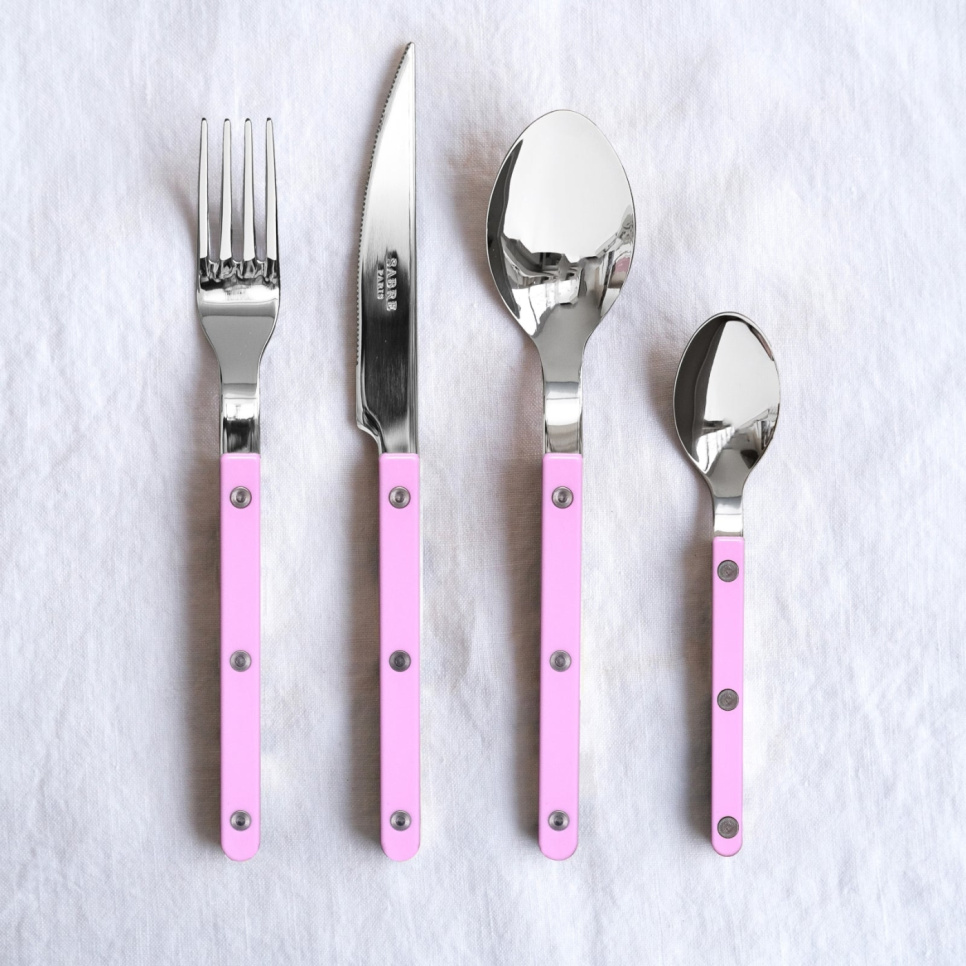 Set de couverts, 24 pièces, Bistrot, Pink - Sabre Paris