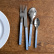 Set de couverts, 4 pièces, Bistrot Pearly, Light blue - Sabre Paris