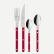 Set de couverts, 4 pièces, Bistrot Pearly, Red - Sabre Paris