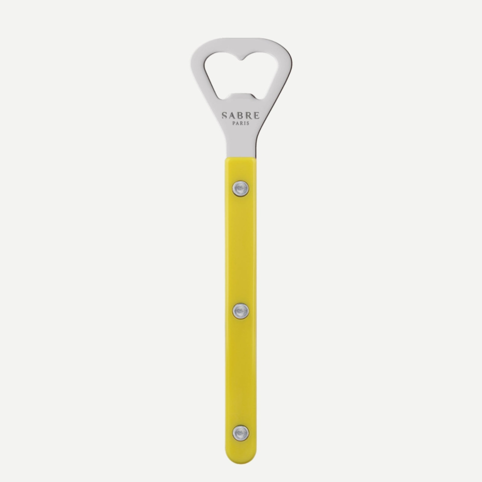 Bottle opener, Bistrot, Yellow - Sabre Paris in the group Cooking / Kitchen utensils / Cork screws, cap & can openers at KitchenLab (2195-32436)