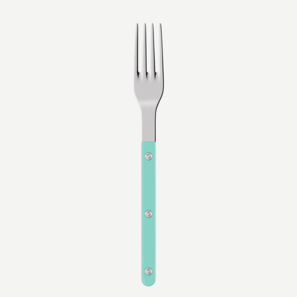 Fourche, Bistrot, Turquoise - Sabre Paris dans le groupe Arts de la table / Couverts / Fourchettes l\'adresse The Kitchen Lab (2195-32449)