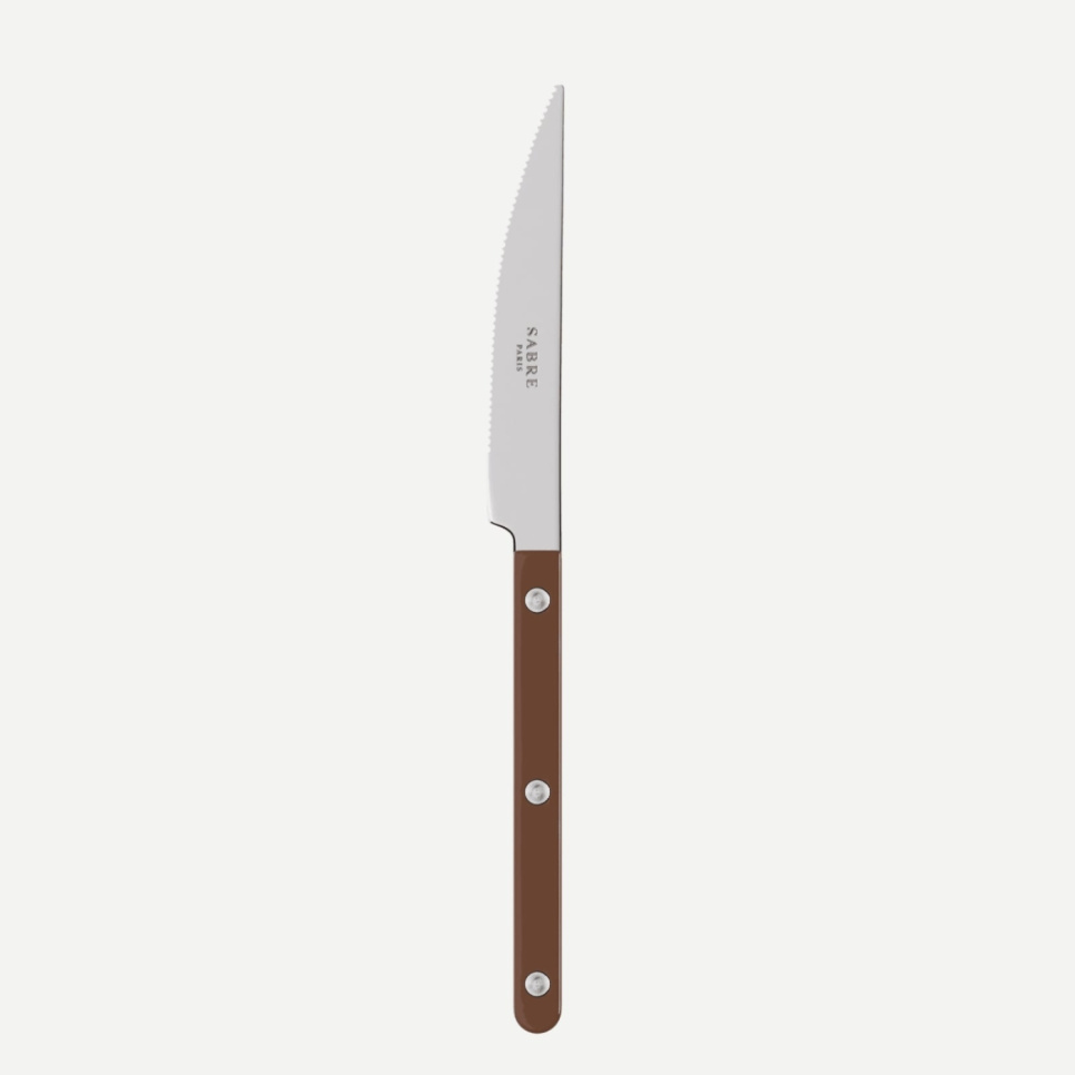 Table knife, Bistrot, Chocolate - Sabre Paris in the group Table setting / Cutlery / Knives at KitchenLab (2195-32453)
