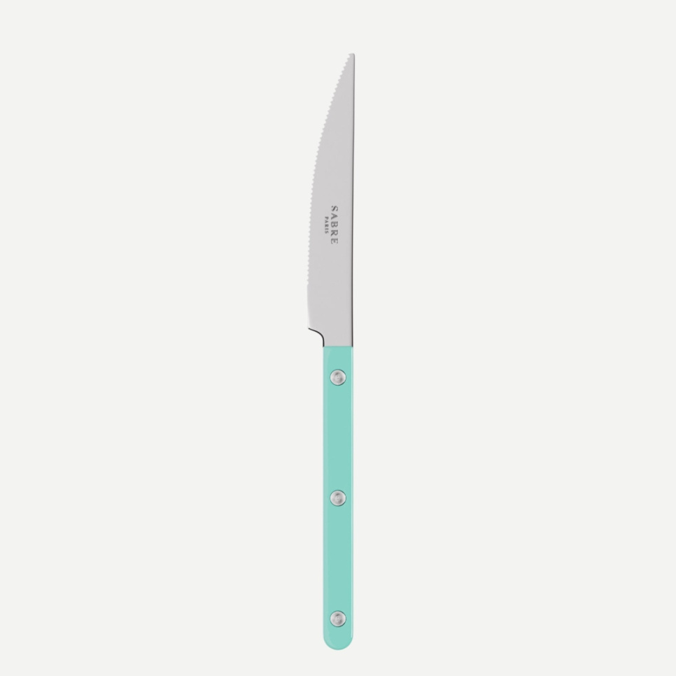 Couteau de table, Bistrot, Turquoise - Sabre Paris dans le groupe Arts de la table / Couverts / Couteaux l\'adresse The Kitchen Lab (2195-32463)