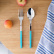 Serving cutlery, Bistrot, Turquoise - Sabre Paris