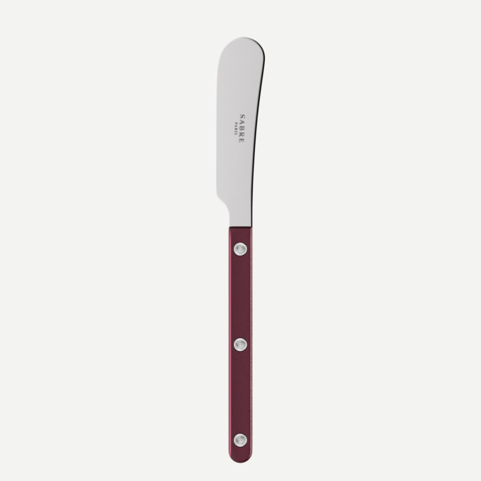Butter spreader, Bistrot Pearly, Aubergine - Sabre Paris in the group Table setting / Cutlery / Butter knives at KitchenLab (2195-32540)
