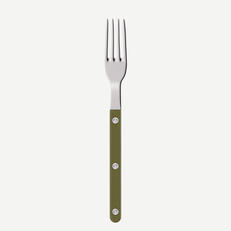 Fourchette à gâteau, Bistrot, Green fern - Sabre Paris dans le groupe Arts de la table / Couverts / Fourchettes l\'adresse The Kitchen Lab (2195-32623)