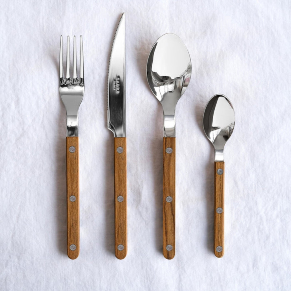 Besteckset, 24-teilig, Bistrot Teak - Sabre Paris