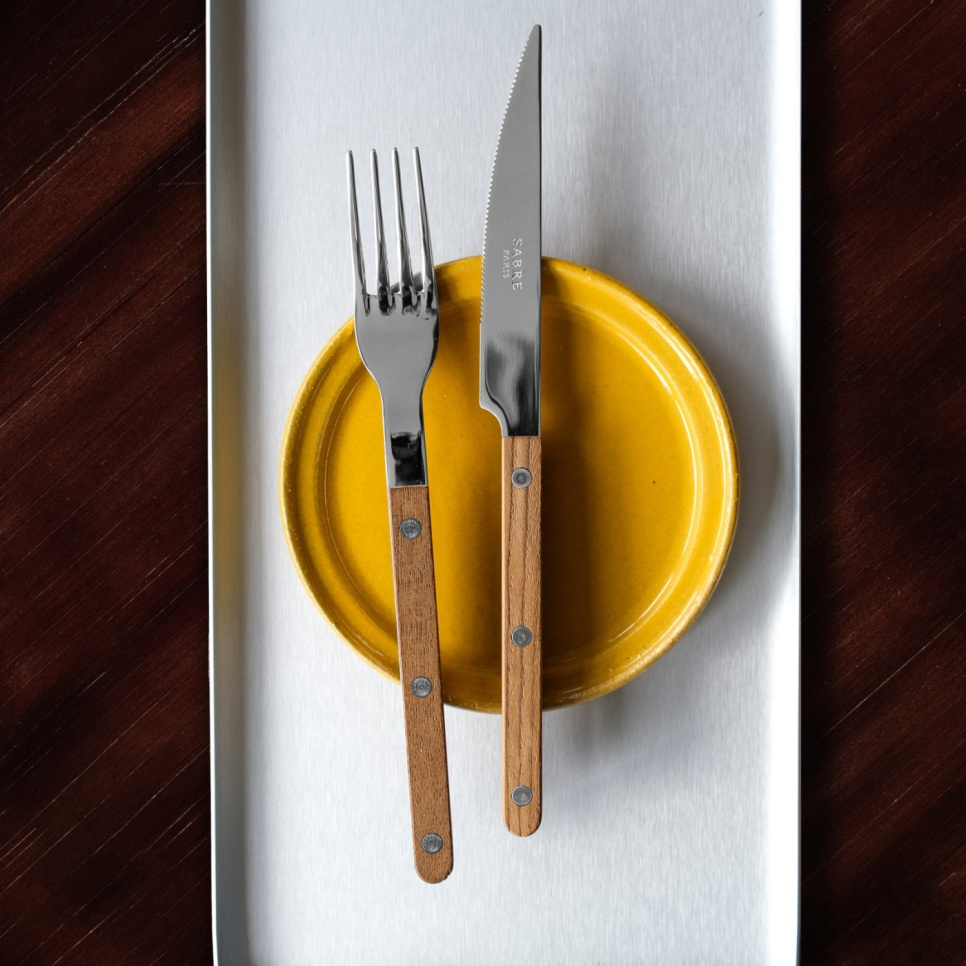 Besteckset, 24-teilig, Bistrot Teak - Sabre Paris