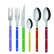 Cutlery Set, 24 Pieces, Bistrot, Mixed Colours - Sabre Paris