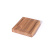 Mini plank cutting board, oiled beech, 14x12x2 cm (can be put in the oven) - AT-Line