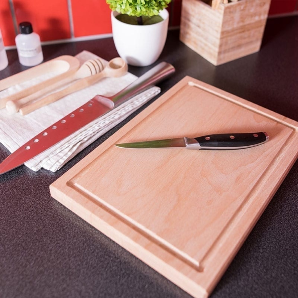Carving Board in Oiled Beech, 30x21 cm - AT-Line