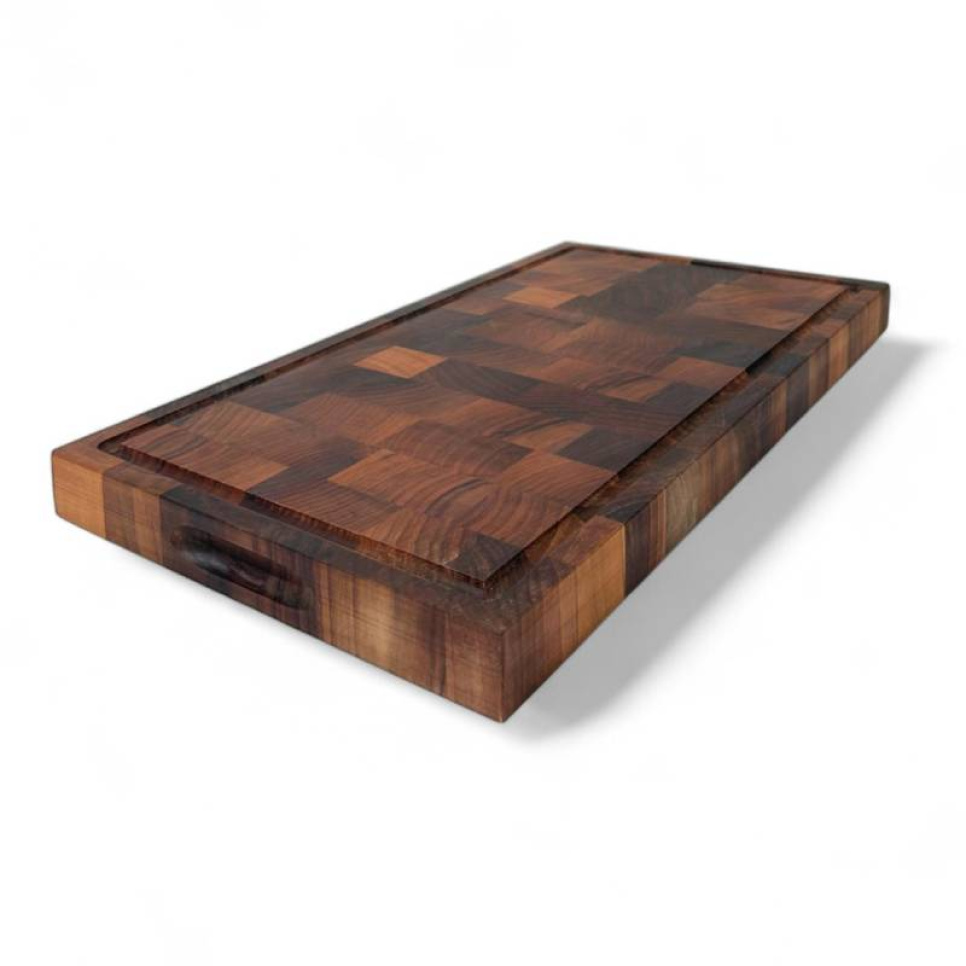 Walnut end board with handle and gutter, 450x250x40mm - AT-Line in the group Cooking / Kitchen utensils / Chopping boards at KitchenLab (2212-30858)