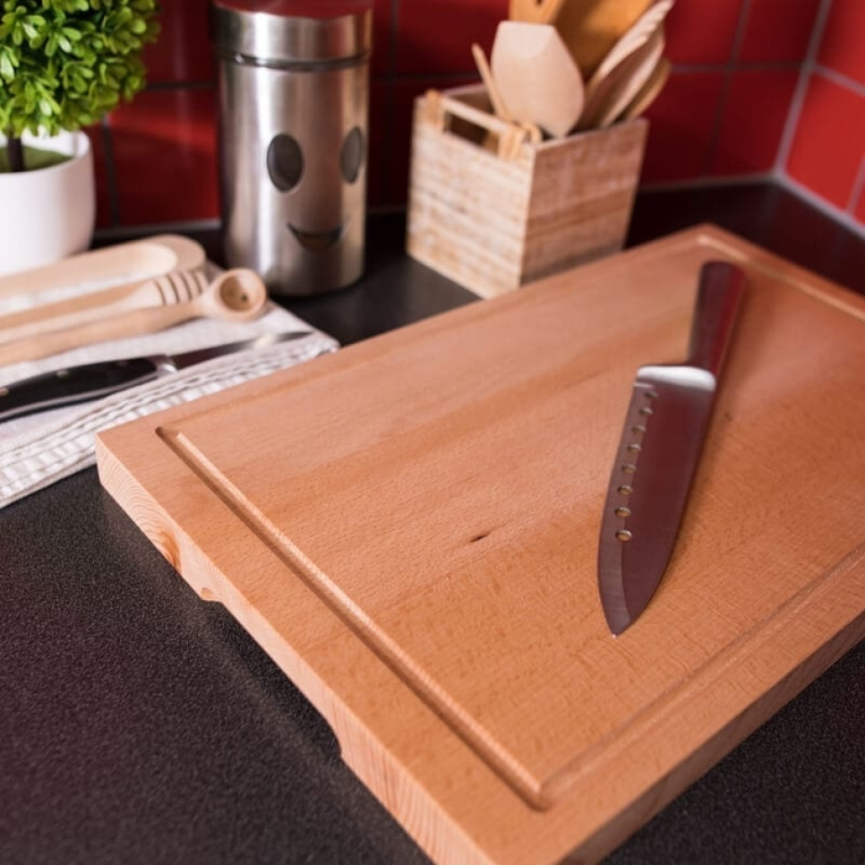Carving Board in Oiled Beech, 48x30 cm - AT-Line