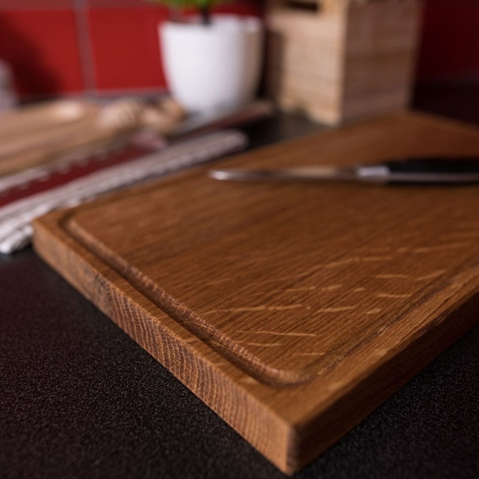Carving Board in Oiled Oak, Simple - AT-Line