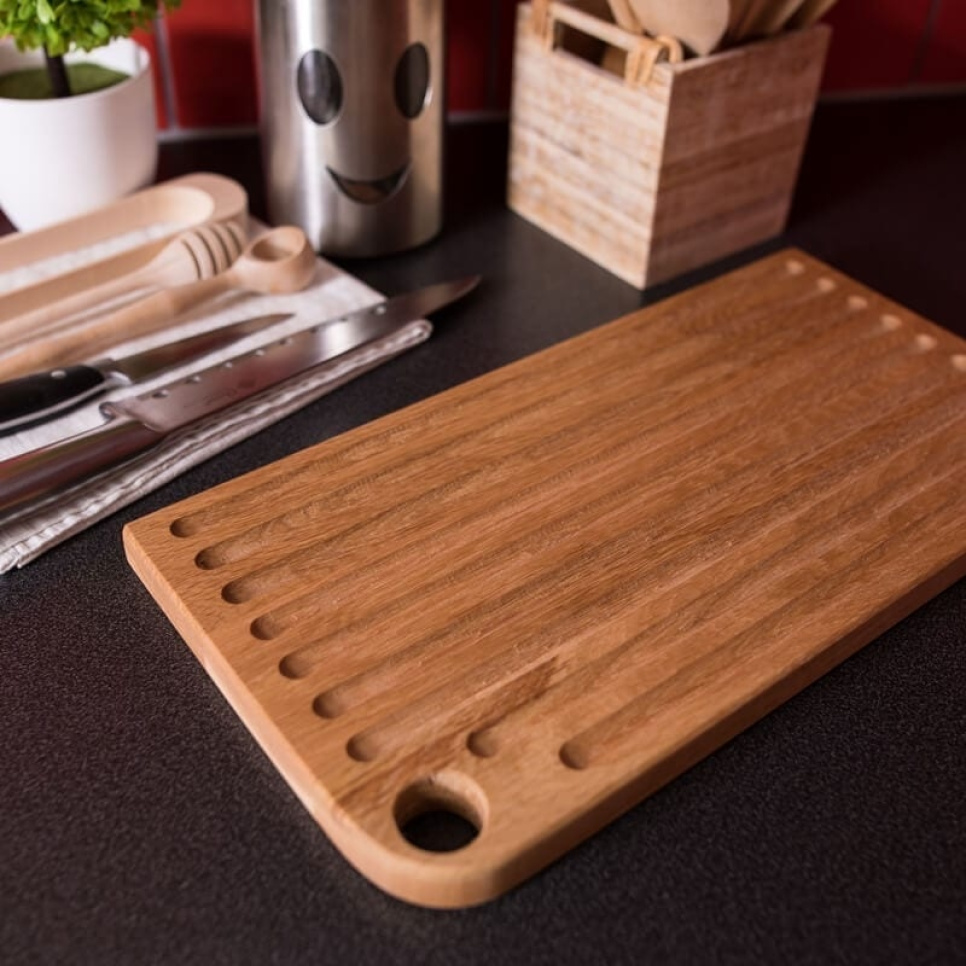 Bread Cutting Board in Oiled Oak, Brunch - AT-Line