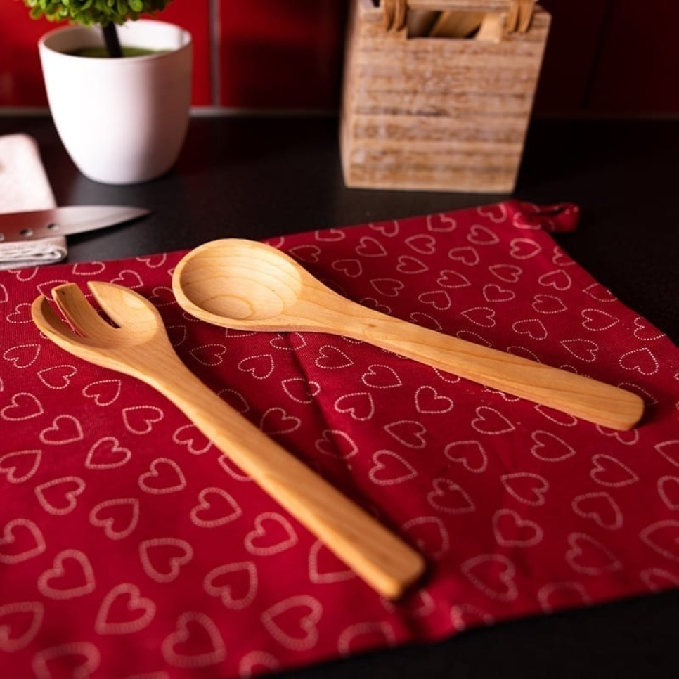 Salad Servers in Alder - AT-Line