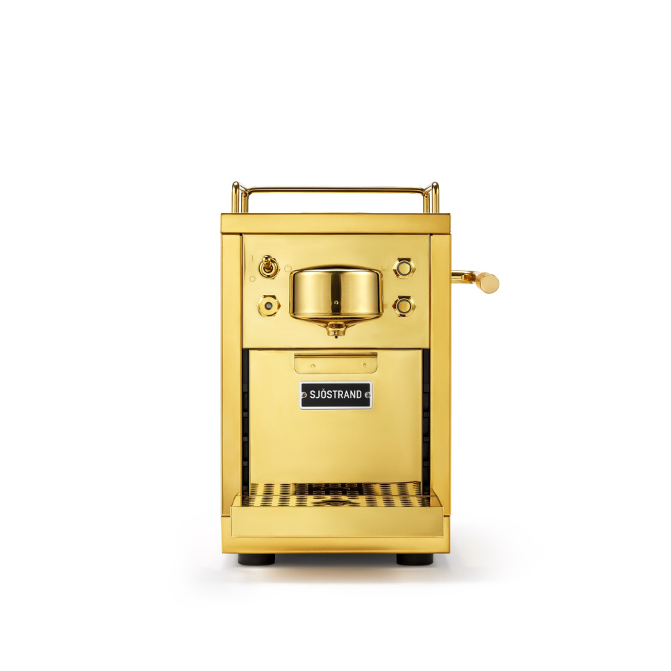 Capsule Machine, The Original Espresso Capsule Machine, Brass - Sjöstrand