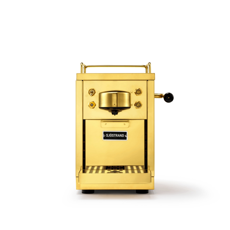 Capsule Machine, The Original Espresso Capsule Machine, Brass - Sjöstrand