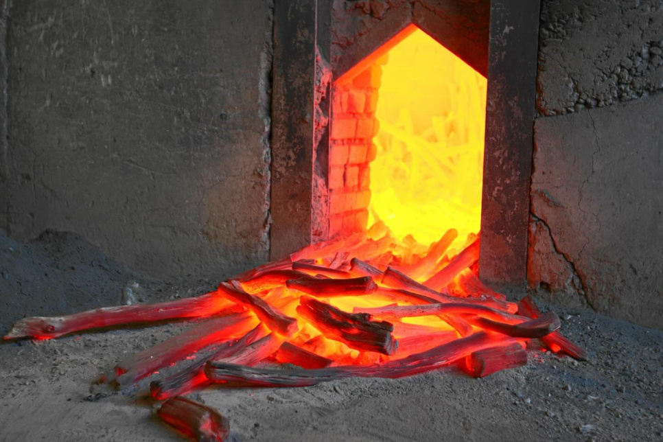 Charcoal, Kishu-Binchotan of Ubamegashi oak, cirka 1kg - Kisyu Sumikobo