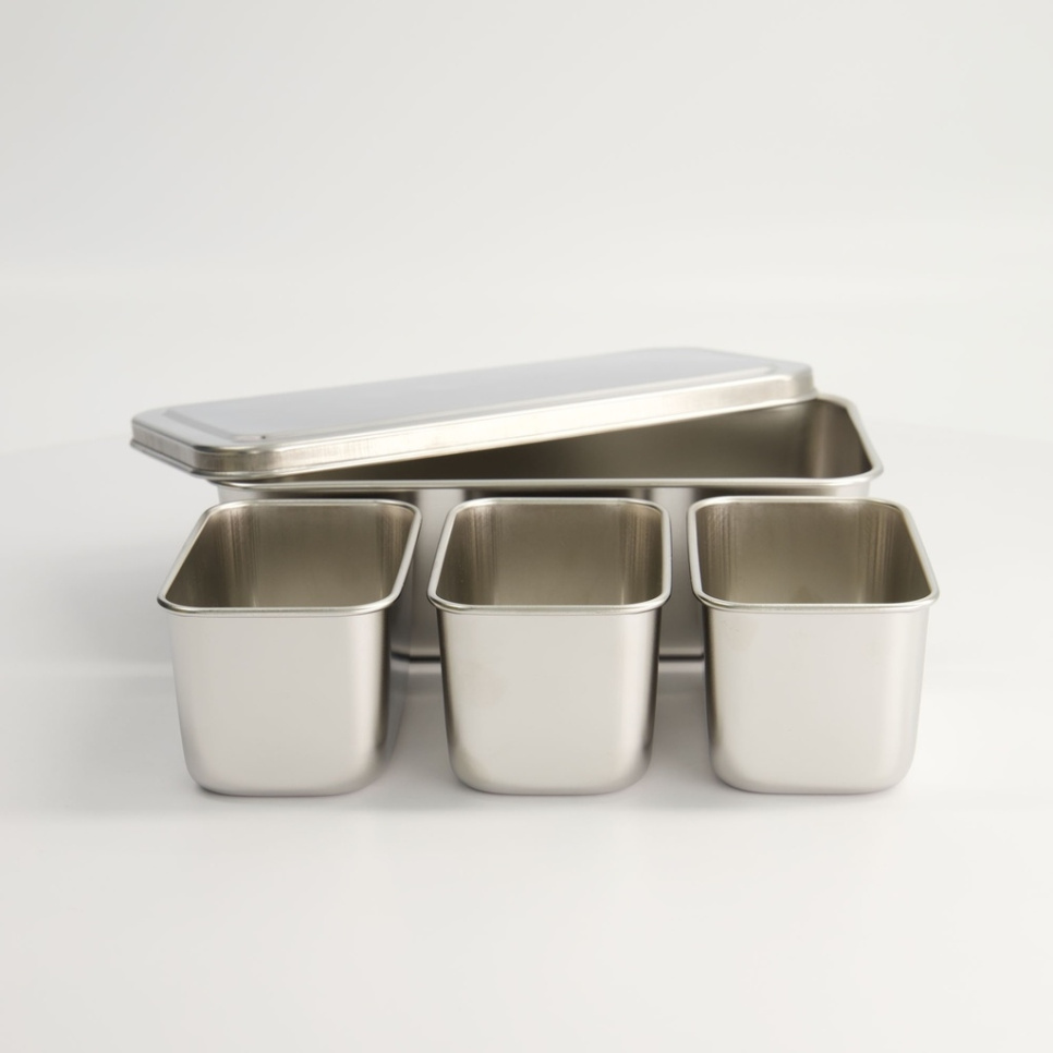 Japanese stainless steel mini boxes