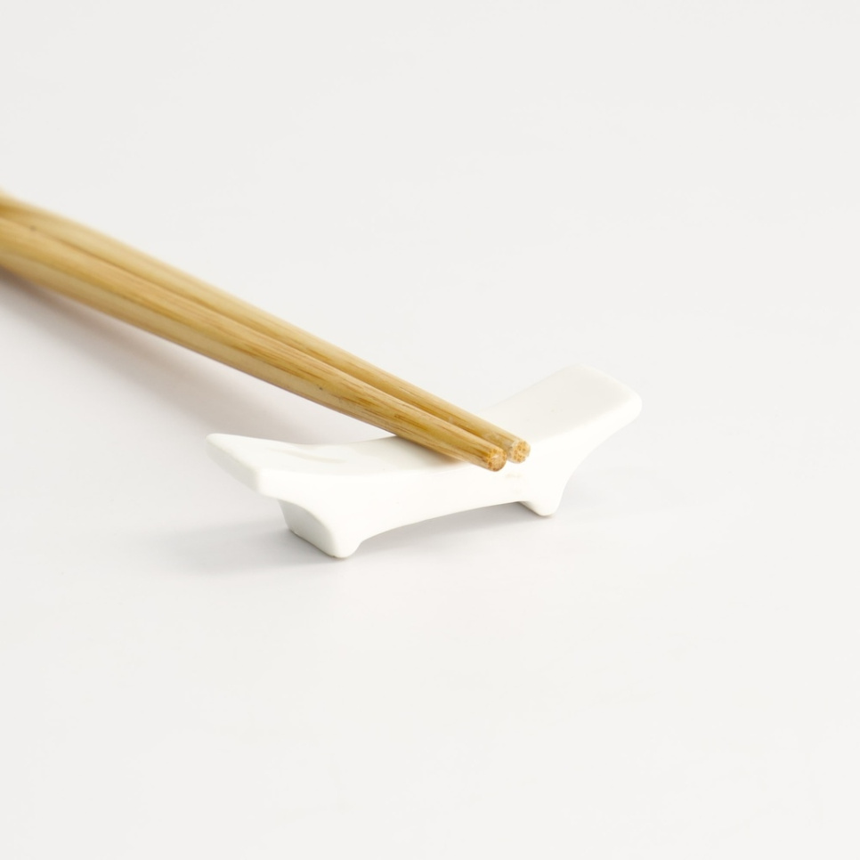 Resting support for chopsticks - White