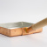 Japanese omelet pan in copper, 18 x 18 cm