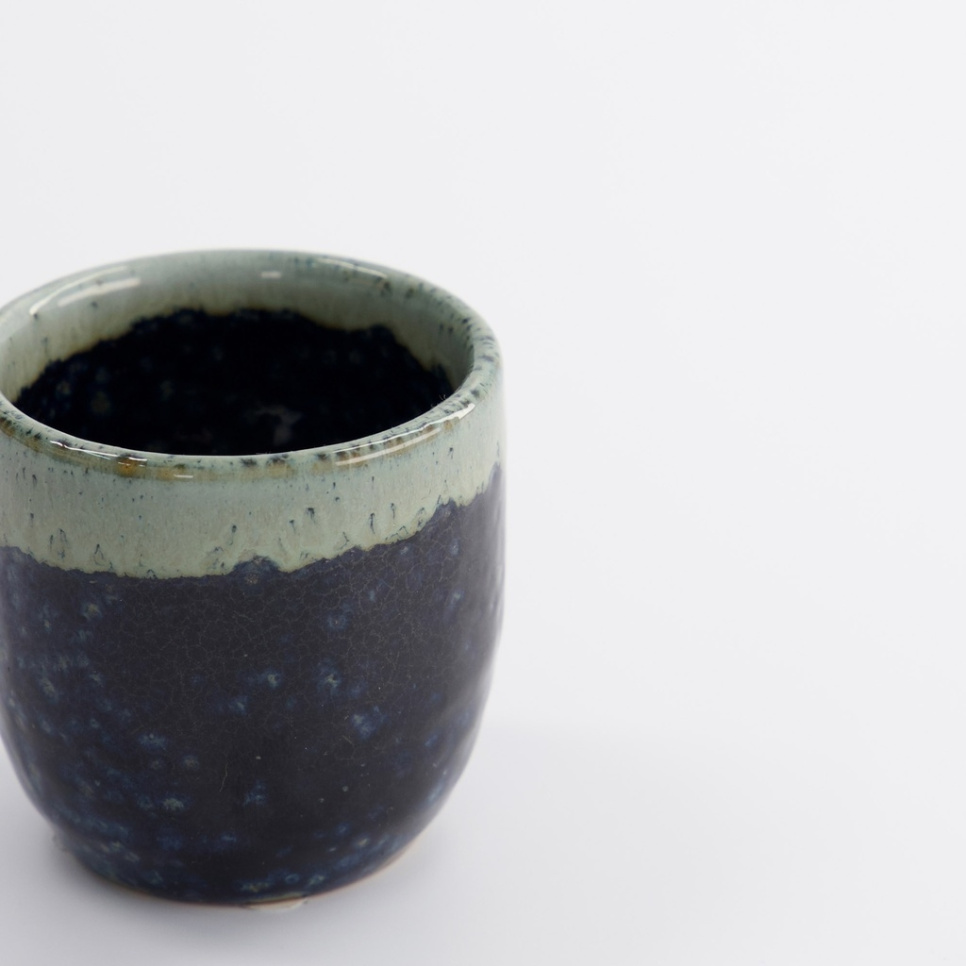 Choko, Cup for Sake - Blue/White