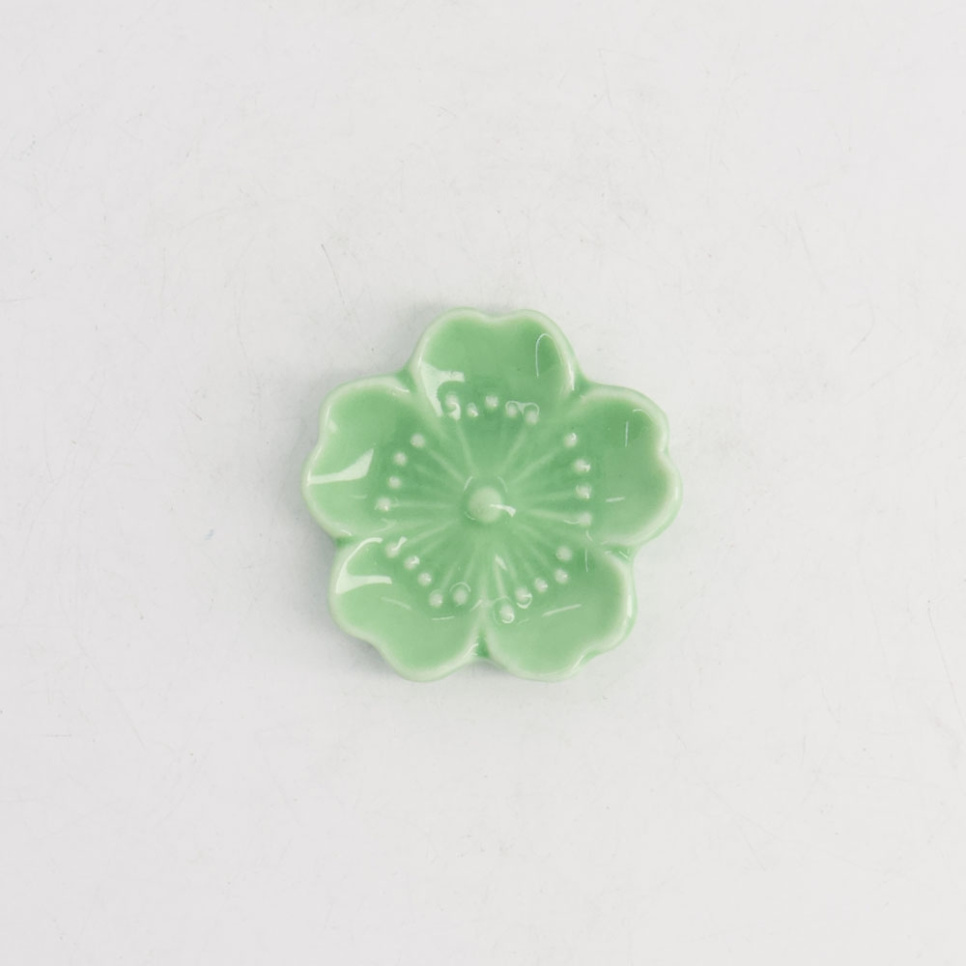 Resting support for chopsticks, Sakura - Green