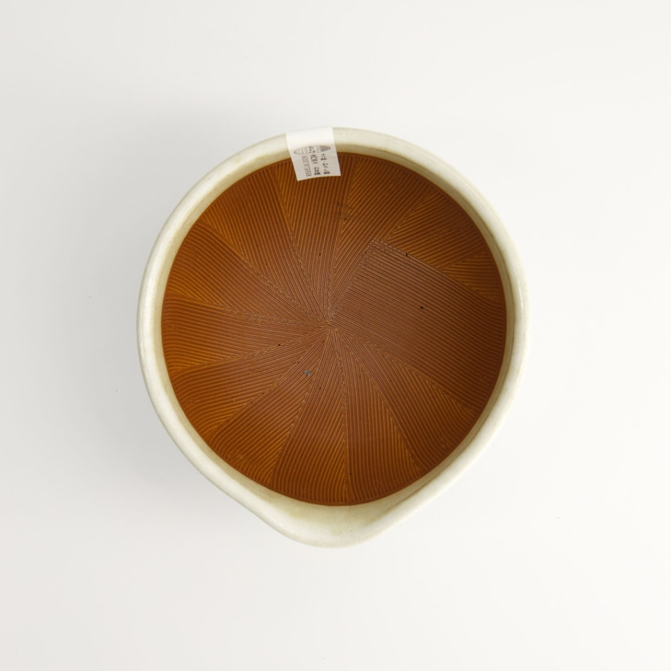 Japanese mortar, Suribachi, White 15,5 cm