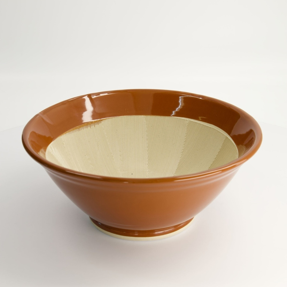 Japanese mortar, Suribachi, Brown 27 cm in the group Cooking / Kitchen utensils / Asian cooking at KitchenLab (2252-33133)