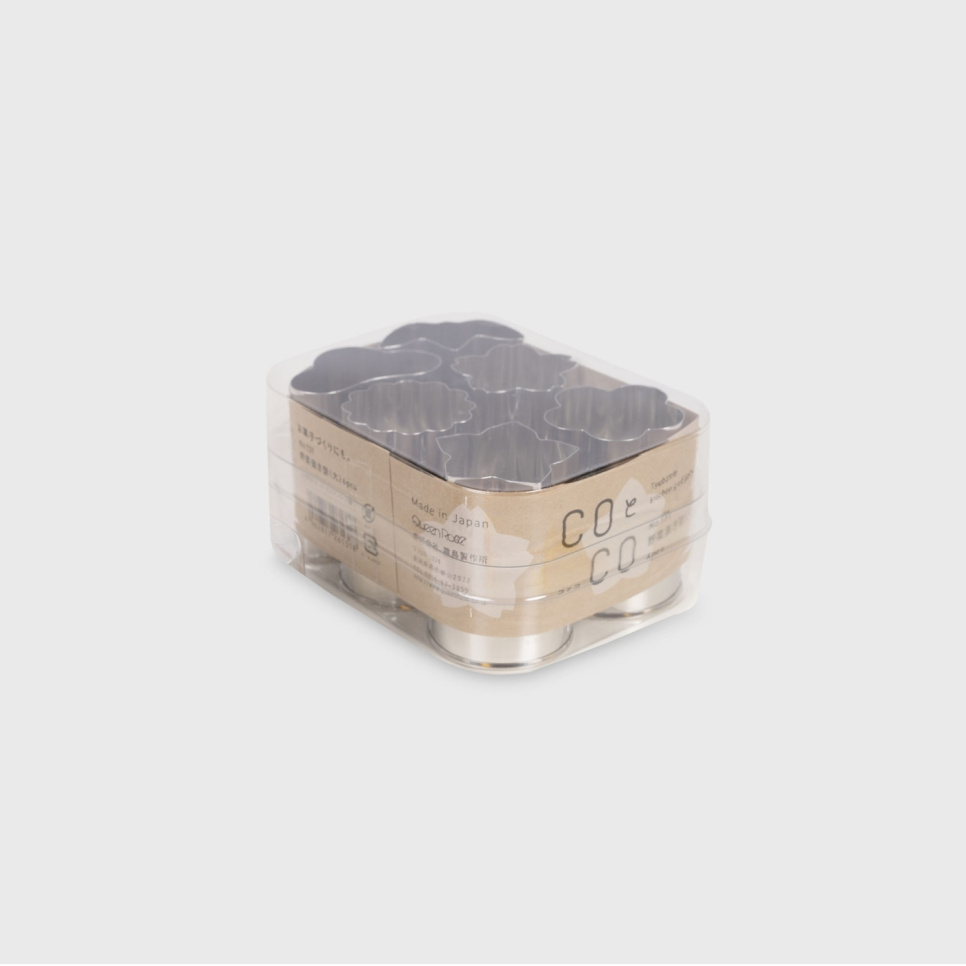 Japanische Gemüseausstecher, 6er-Pack, groß - Queen Rose