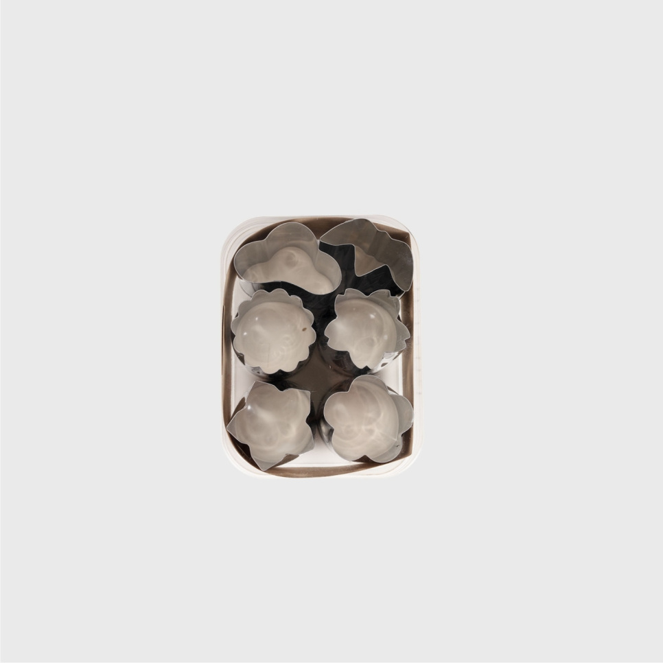 Japanische Gemüseausstecher, 6er-Pack, klein - Queen Rose