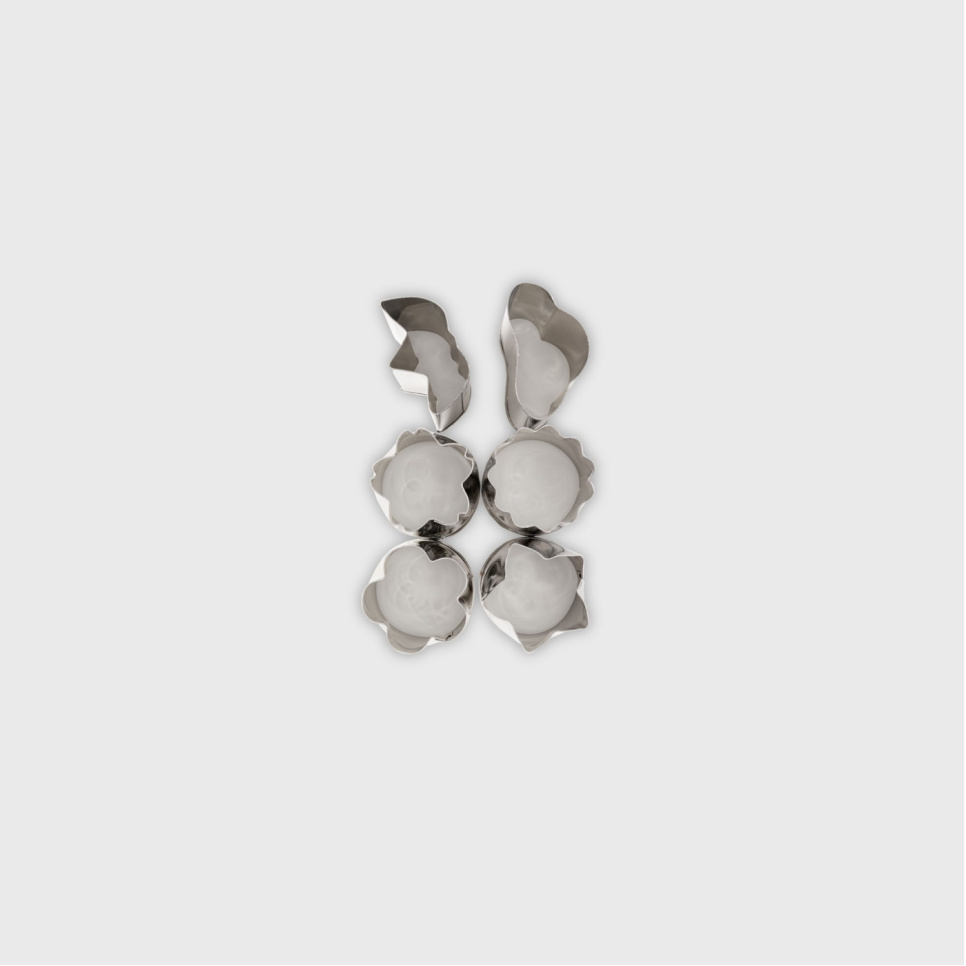 Japanische Gemüseausstecher, 6er-Pack, klein - Queen Rose