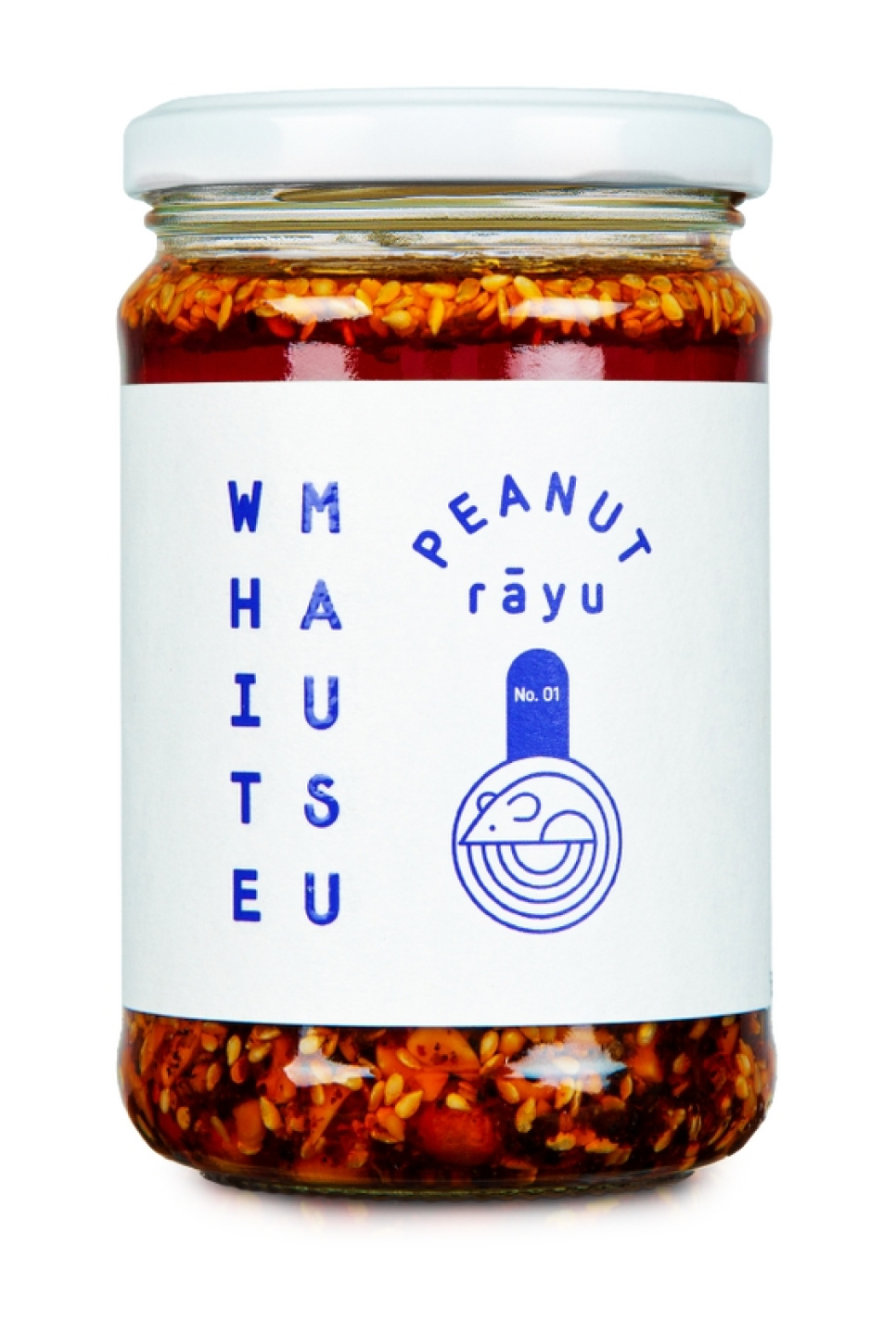 Peanut Rãyu, Crispy chili oil with peanuts & sesame, 240 g - White Mausu in the group Cooking / Kitchen utensils / Asian cooking at KitchenLab (2255-33174)