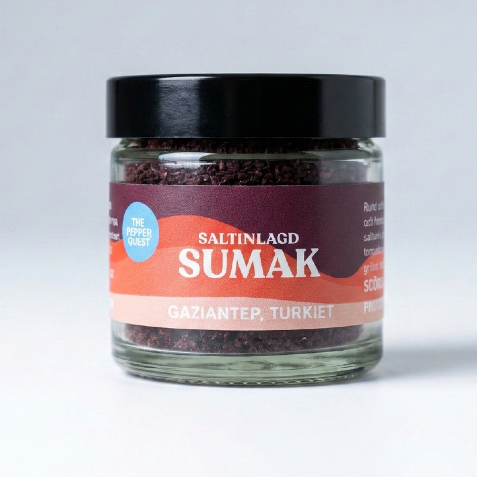 Sumac, Saumuré, 40 g - The Pepper Quest dans le groupe Cuisine / Épices et Arômes / Épices l\'adresse The Kitchen Lab (2257-34929)