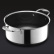 Stainless steel pot with lid, nonstick, 4.7 L - Hexclad