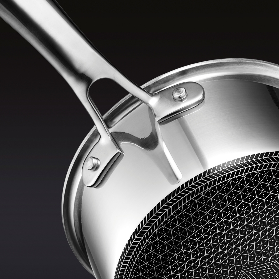 Saucepan with glass lid, nonstick, 1 L - Hexclad