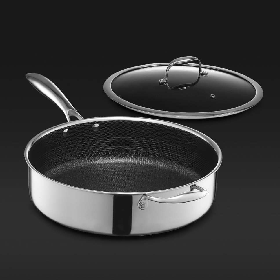 Tractor pan, nonstick, 30 cm - Hexclad in the group Cooking / Frying pan / Saute pan at KitchenLab (2262-33389)