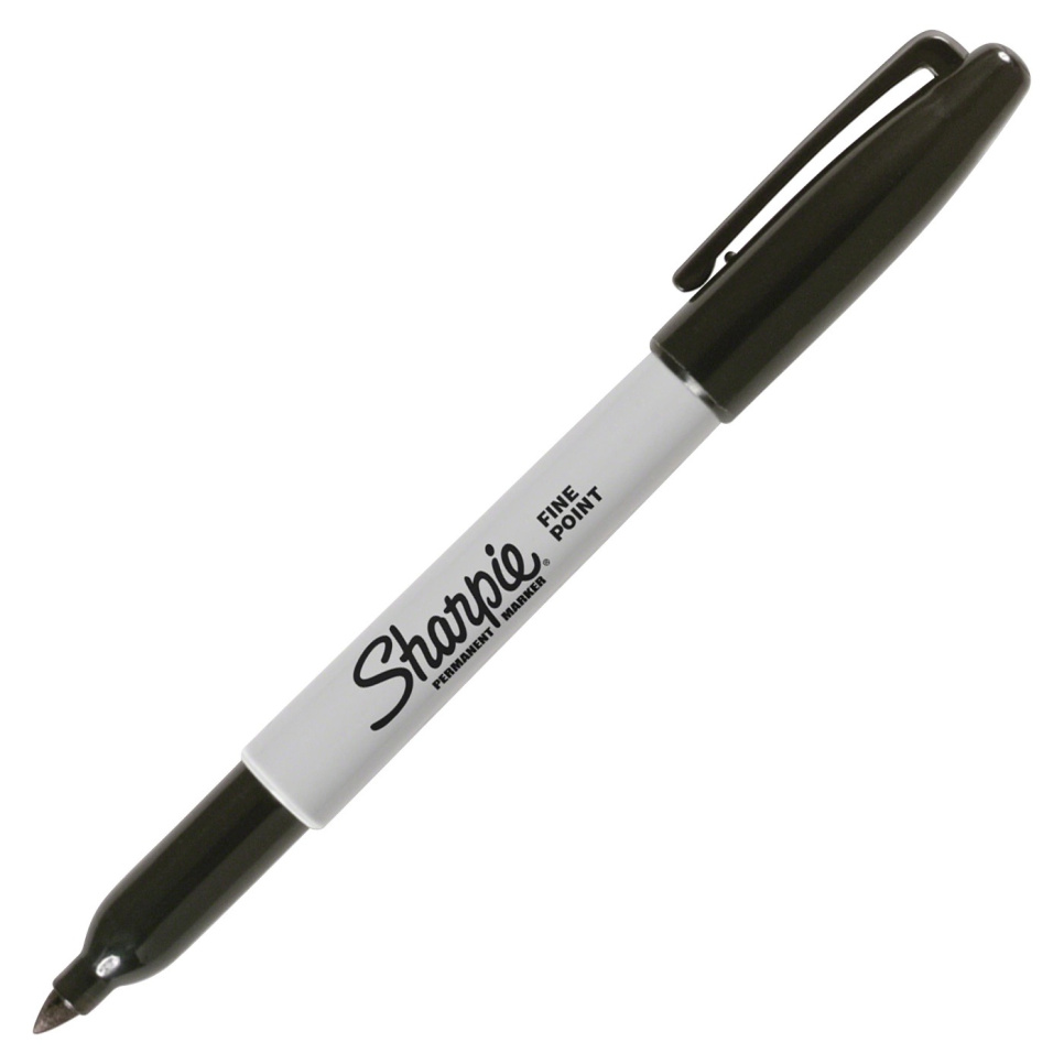 Marker Pen, Fine Marker, Black – Sharpie in the group Cooking / Kitchen utensils / Mise en place at KitchenLab (2290-34091)