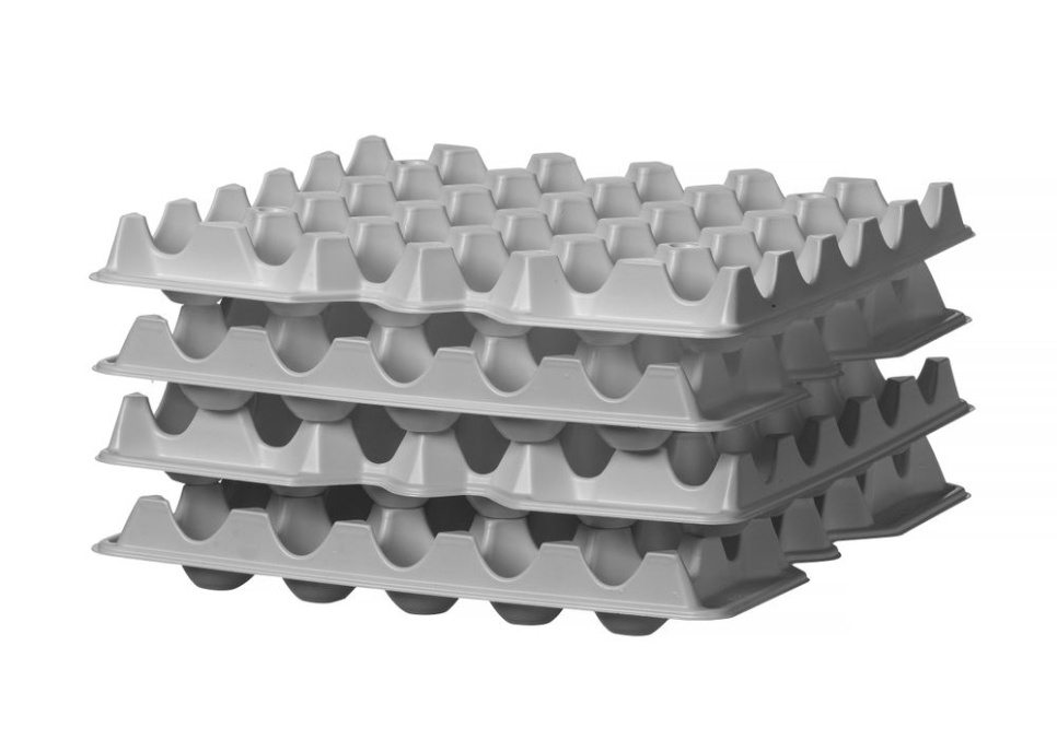 Plastic egg flat, pack of 4 - Hendi