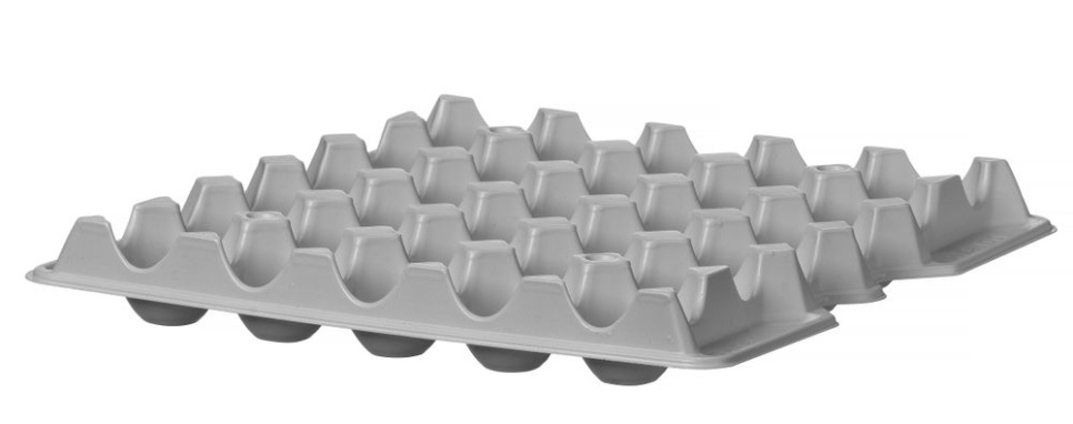 Plastic egg flat, pack of 4 - Hendi