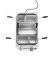 Pasta cooker, 25 L, 5 baskets - Hendi