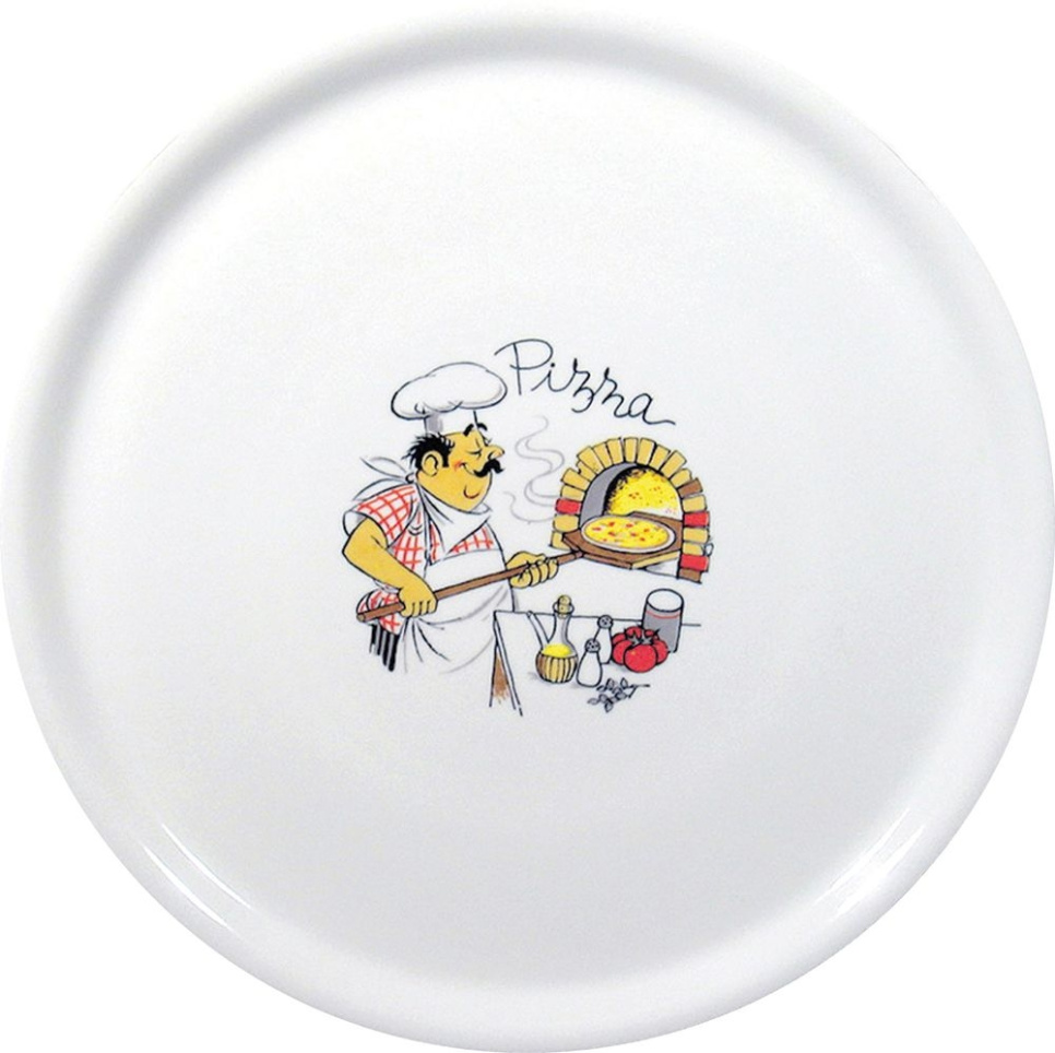 Pizzateller, traditionell, 33 cm - Hendi in der Gruppe Tischgedeck / Teller, Schüsseln & Schalen / Teller bei The Kitchen Lab (2294-34764)