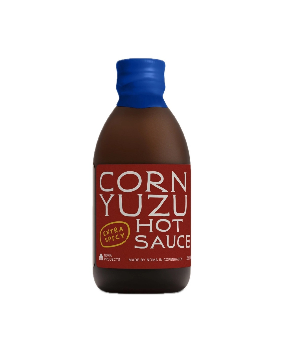 Corn Yuzu Hot Sauce, Extra Spicy, 250 ml - Noma Projects in der Gruppe Kochen / Kolonial bei The Kitchen Lab (2297-35565)