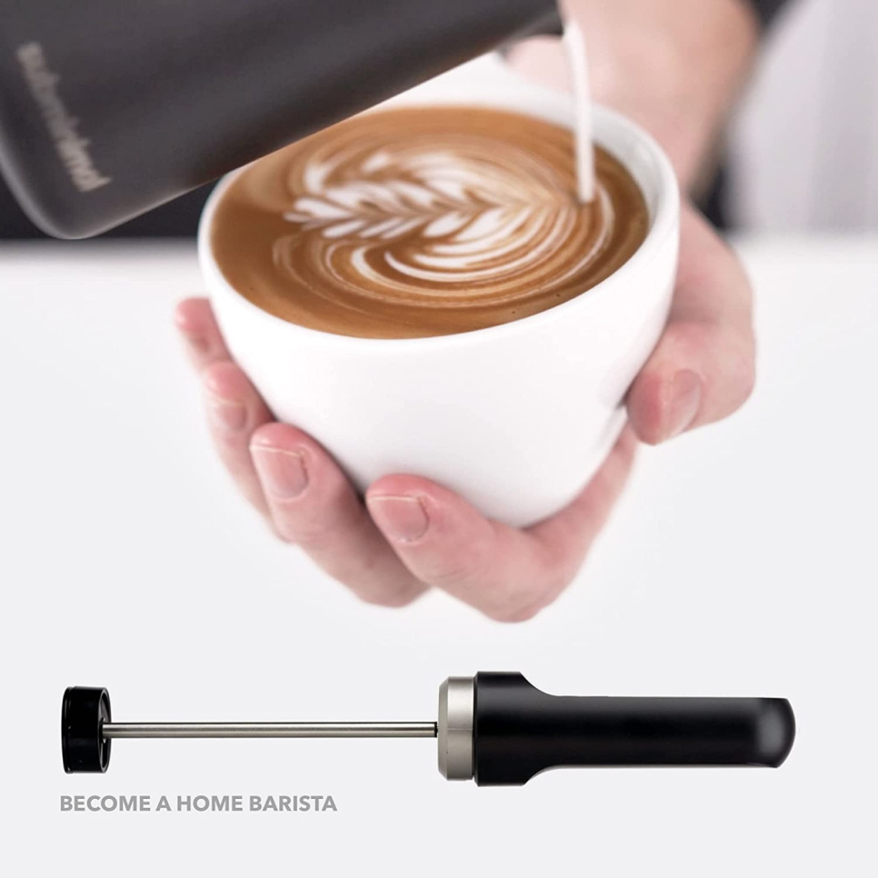 Subminimal NanoFoamer V2 milk frother, black
