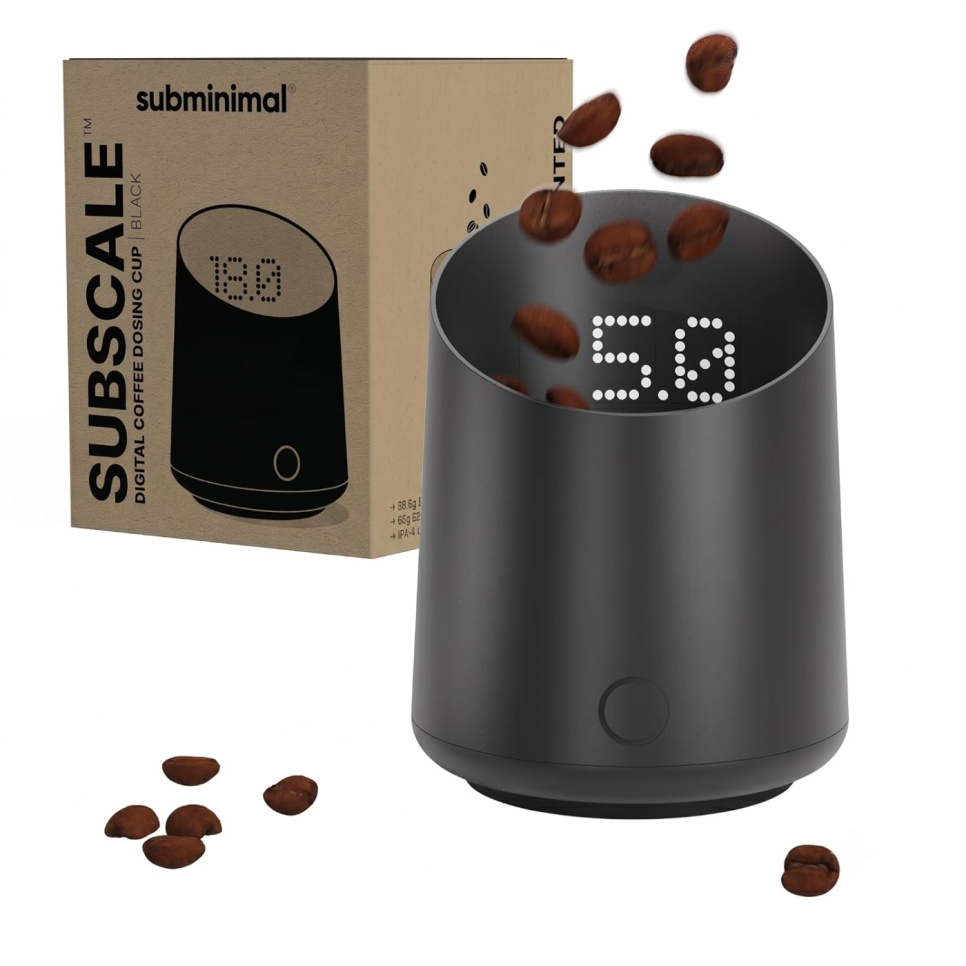 Subminimal SubScale espresso scale, black in the group Cooking / Gauges & Measures / Kitchen scales at KitchenLab (2307-35943)